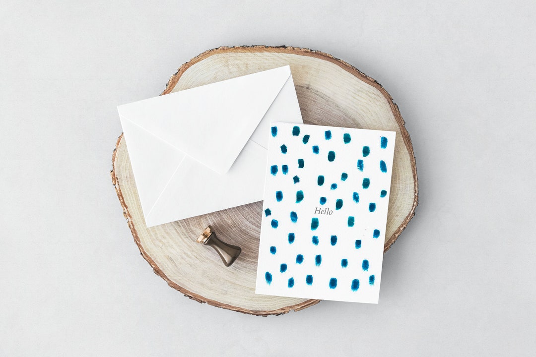 6-pack 'hello' Greeting Card - Etsy