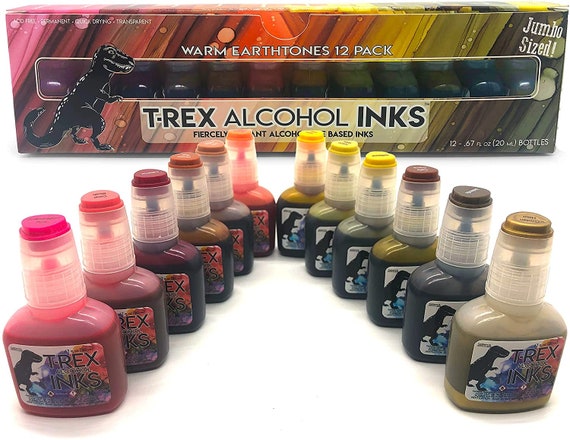 12 Warm Earthtones Premium Alcohol Ink Kit Pack Jumbo 12 Warm Earthtones Premium Alcohol Ink, How To Clean A Chandelier With Alcohol Ink