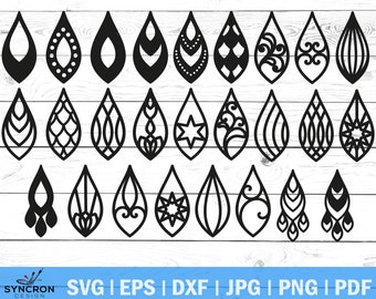 Download Free Leather Earrings Svg Etsy SVG Cut Files