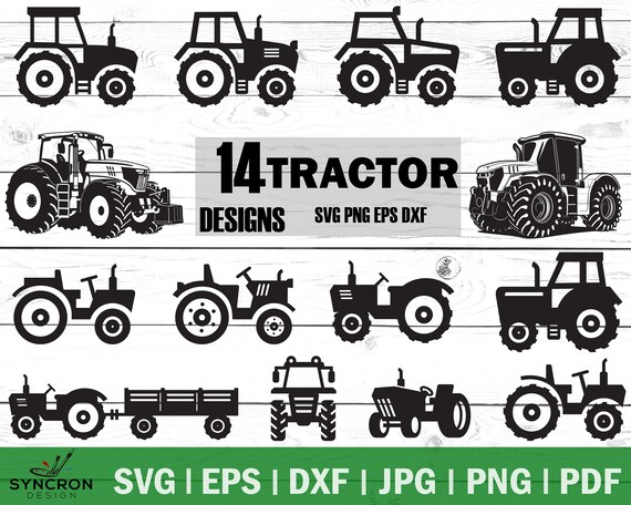 Download Tractor Bundle Svg For Cricut Tractor Svg Tractor Etsy