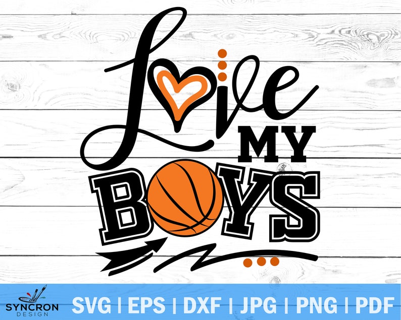 Download Love my boys SVG Basketball mom SVG Basketball dad svg | Etsy