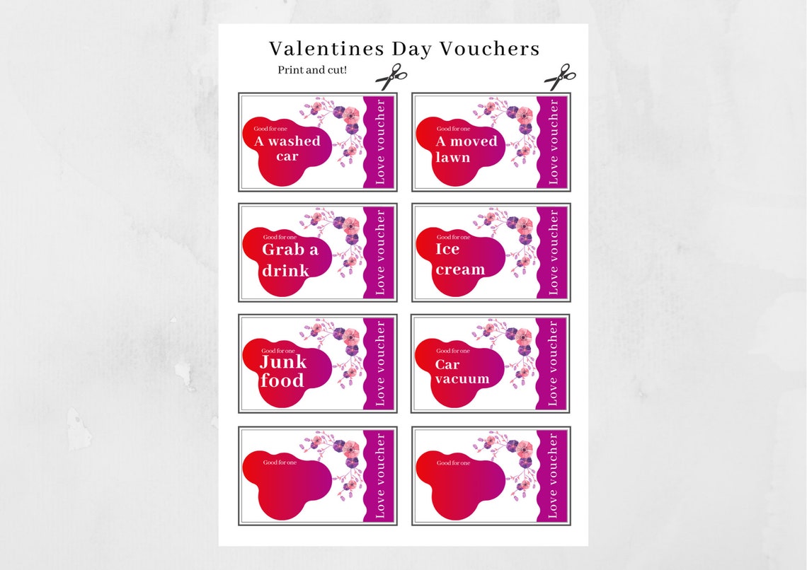 Printable Coupons for Adults Husband Wife Boyfriend - Etsy UK