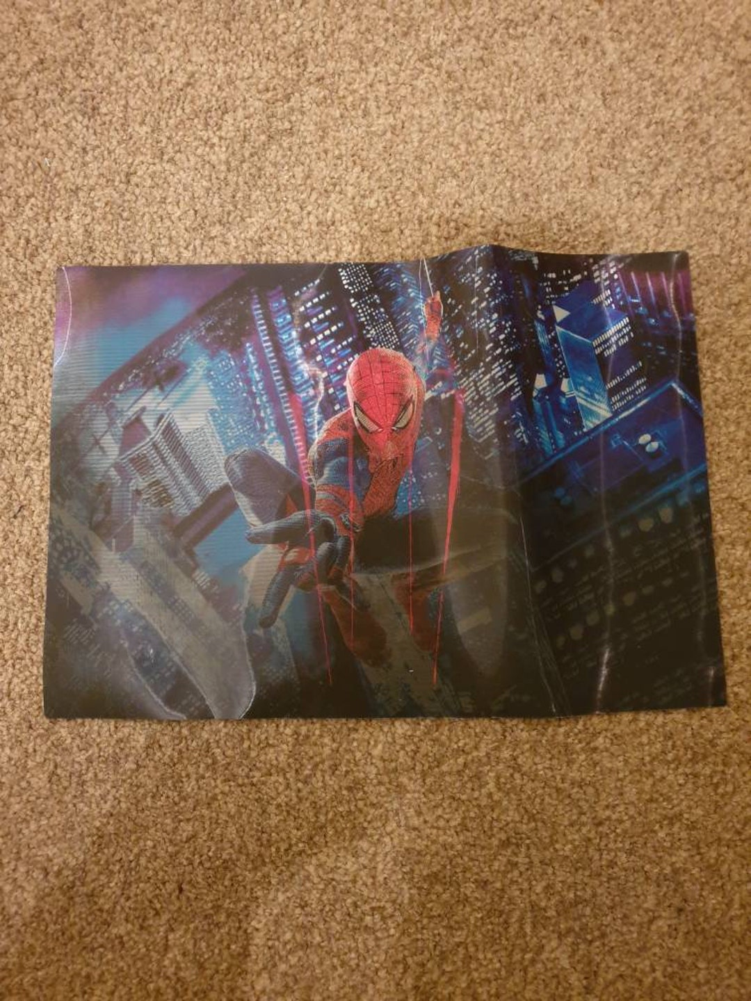 Spiderman Lenticular Fabric Print for Application to Apparel - Etsy