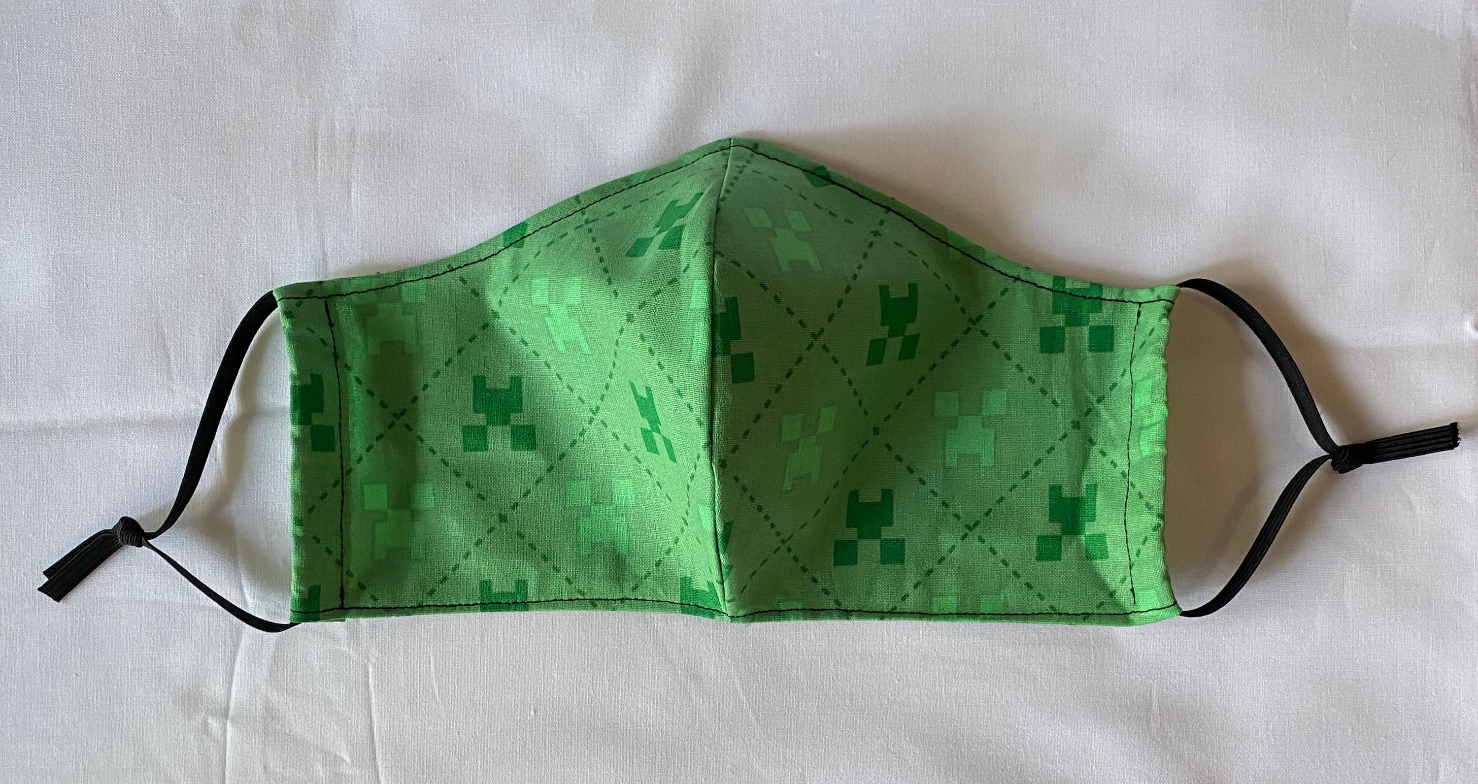 Minecraft Fitted Face Mask Kids & Adults Etsy