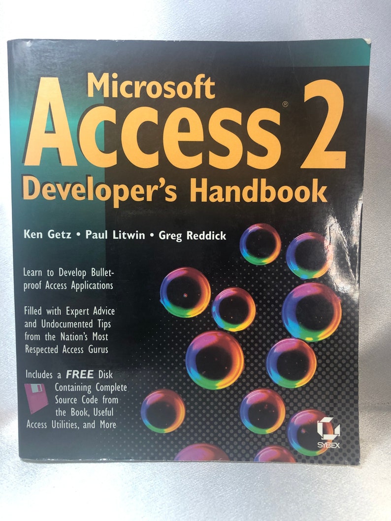 Microsoft Access 2 Developer's Handbook, Ken Getz, Paul Litwin, Greg Reddick, mit Disk-Quellcode Bild 1