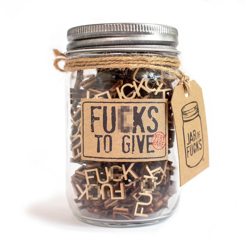 Fu*cks to Give (12oz) Gag Gift Jar - Great Prank Product