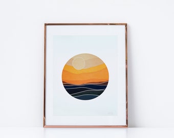 Sunscape *Limited Edition Letterpress Print*