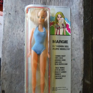 Boneca Barbie Clone Vintage &quot;Margie&quot; 11 1/2&quot; Boneca Fashion da Nobility Hong Kong na embalagem original