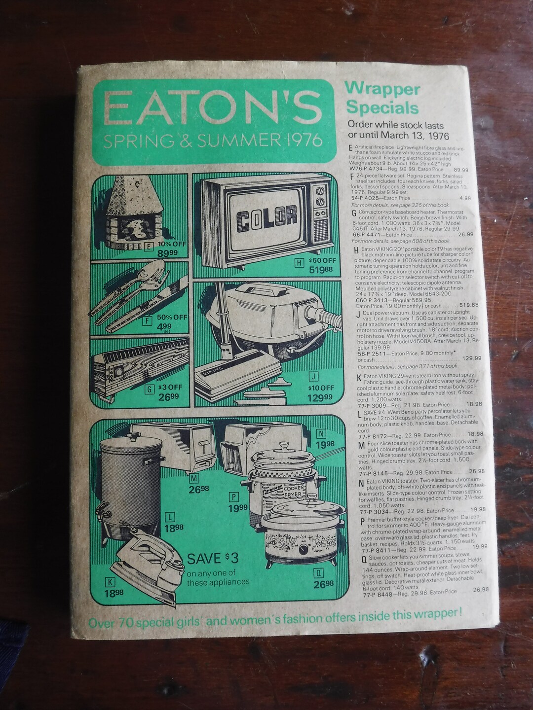Vintage 1976 Eaton's Department Store Spring & Summer Catalog in the ...