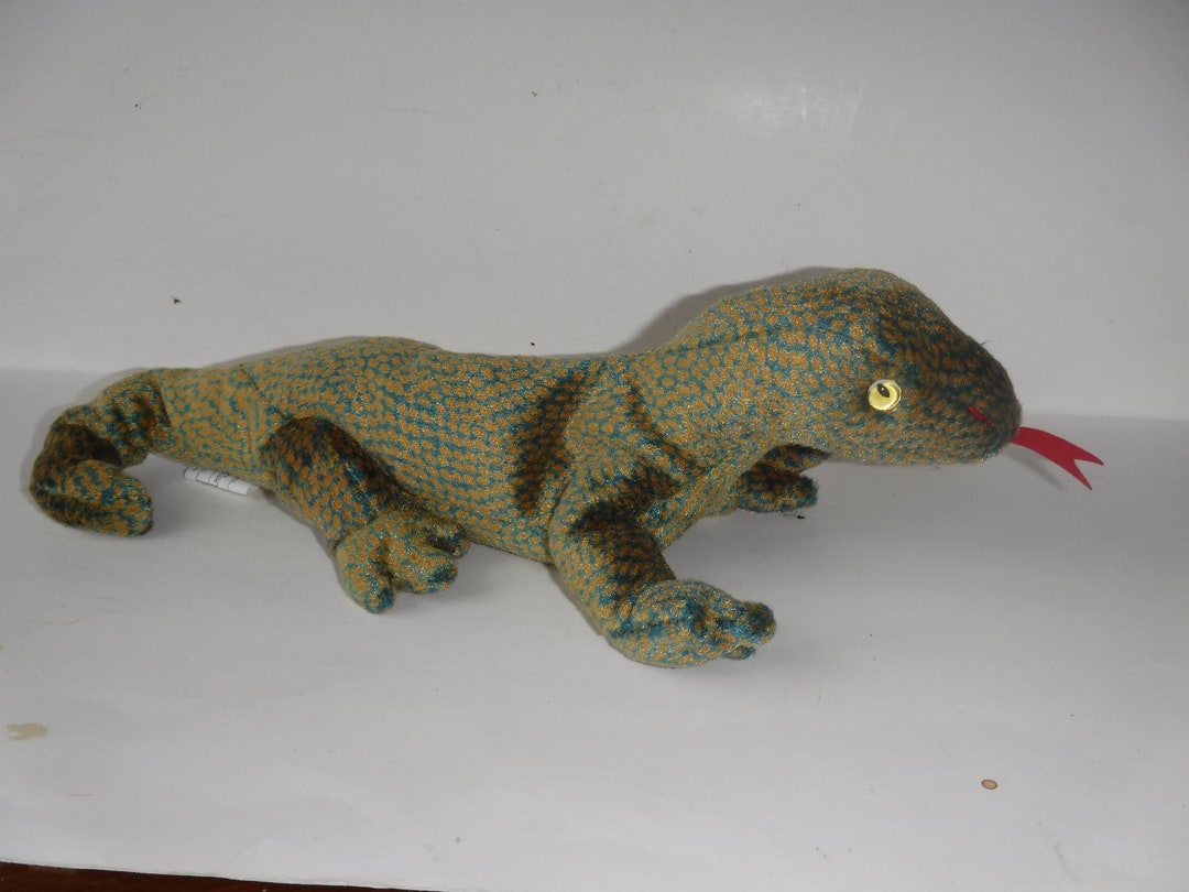 Vintage TY Beanie Baby Scaly the Lizard - Etsy