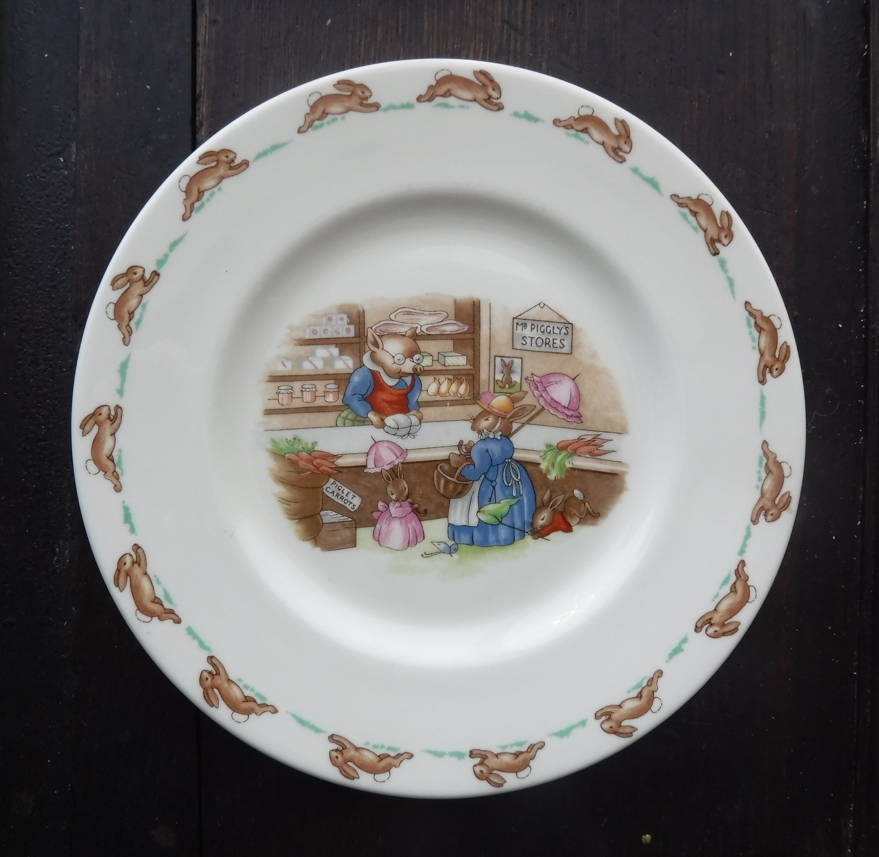 ロイヤルドルトン バニーキンズ ボーンチャイナ プレート「ミスター