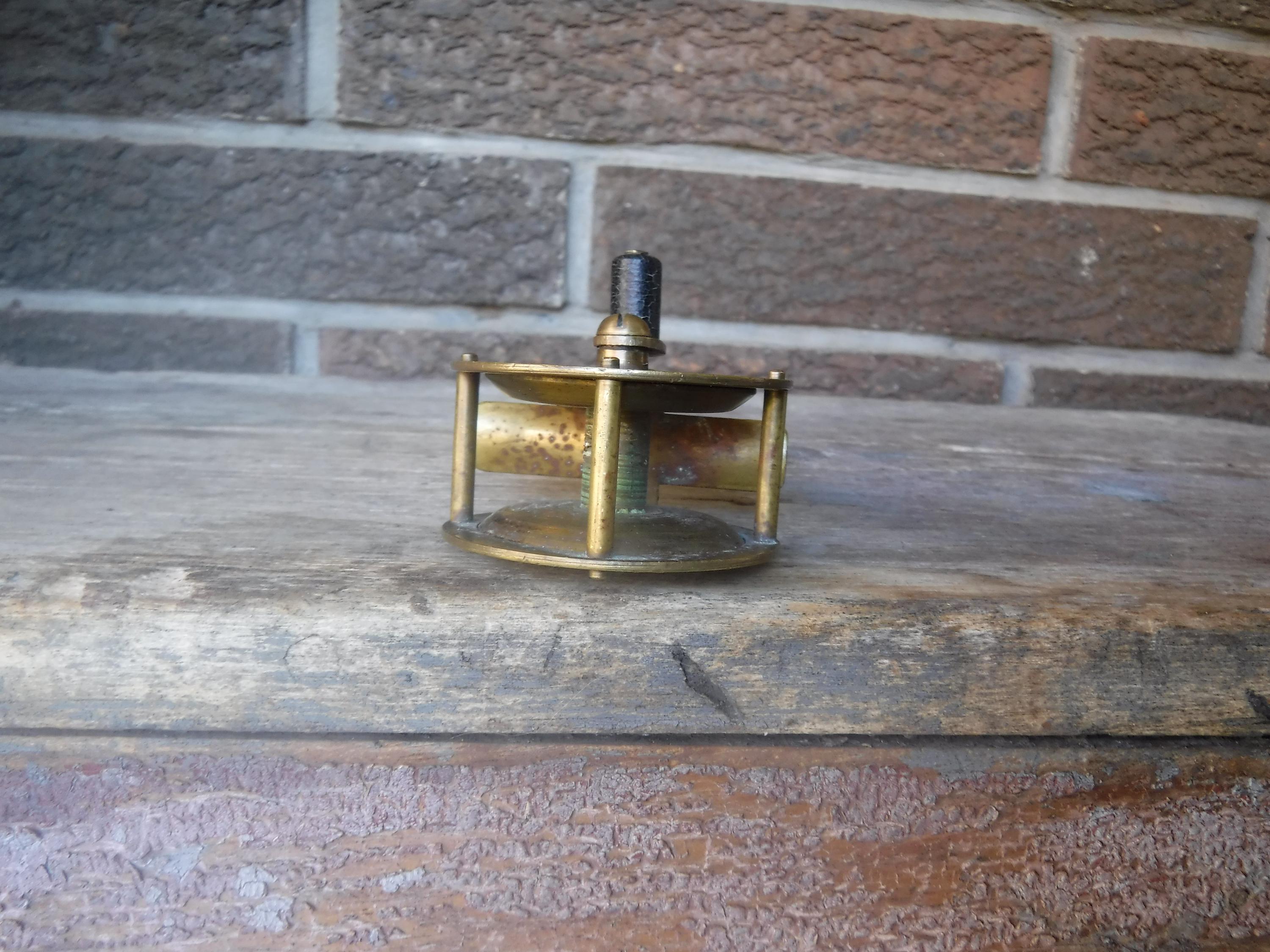 Bloc D'Impression Vintage S. Allcock & Co - Leurre De Pêche En Cuivre Pour Mouche (Angleterre)