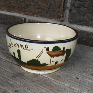 Vintage Torquay Small Bowl &quot; Sugar&quot; &quot; Sweeten To your liking&quot;