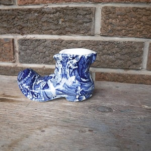 Old Foley James Kent Staffordshire England Blue boot