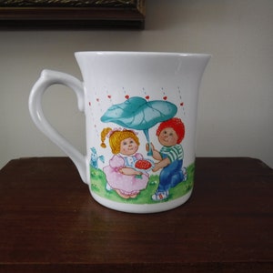 Vintage 1984 Cabbage Patch Kids Mug