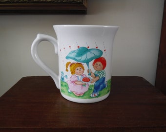 Vintage 1984 Cabbage Patch Kids Mug
