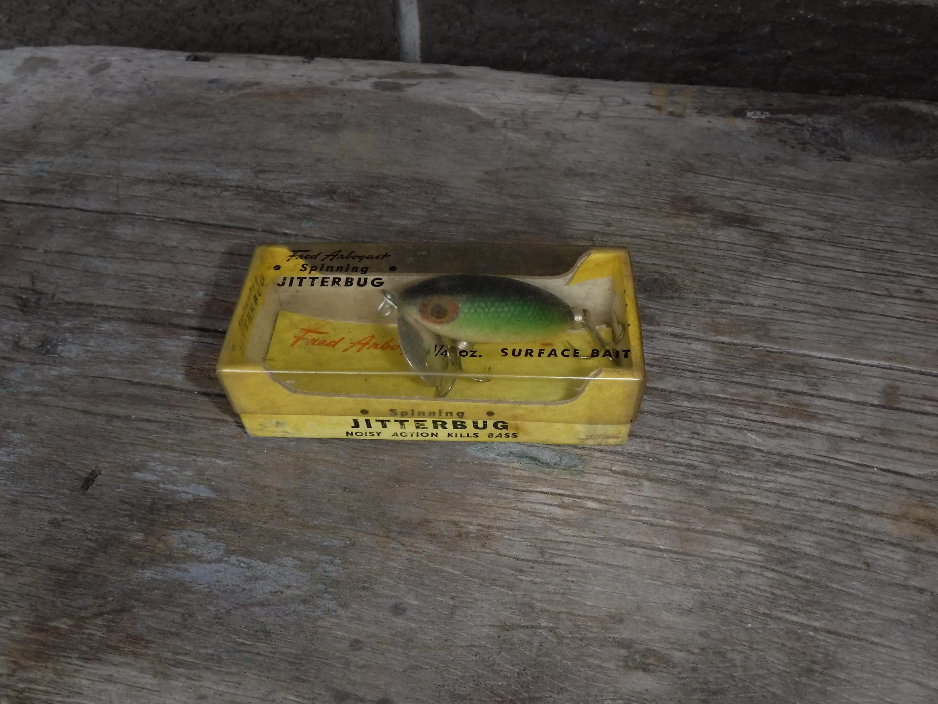 ANCIEN LEURRE DE pêche  JITTERBUG  / F. ARBOGAST EUR 15,00 - FR