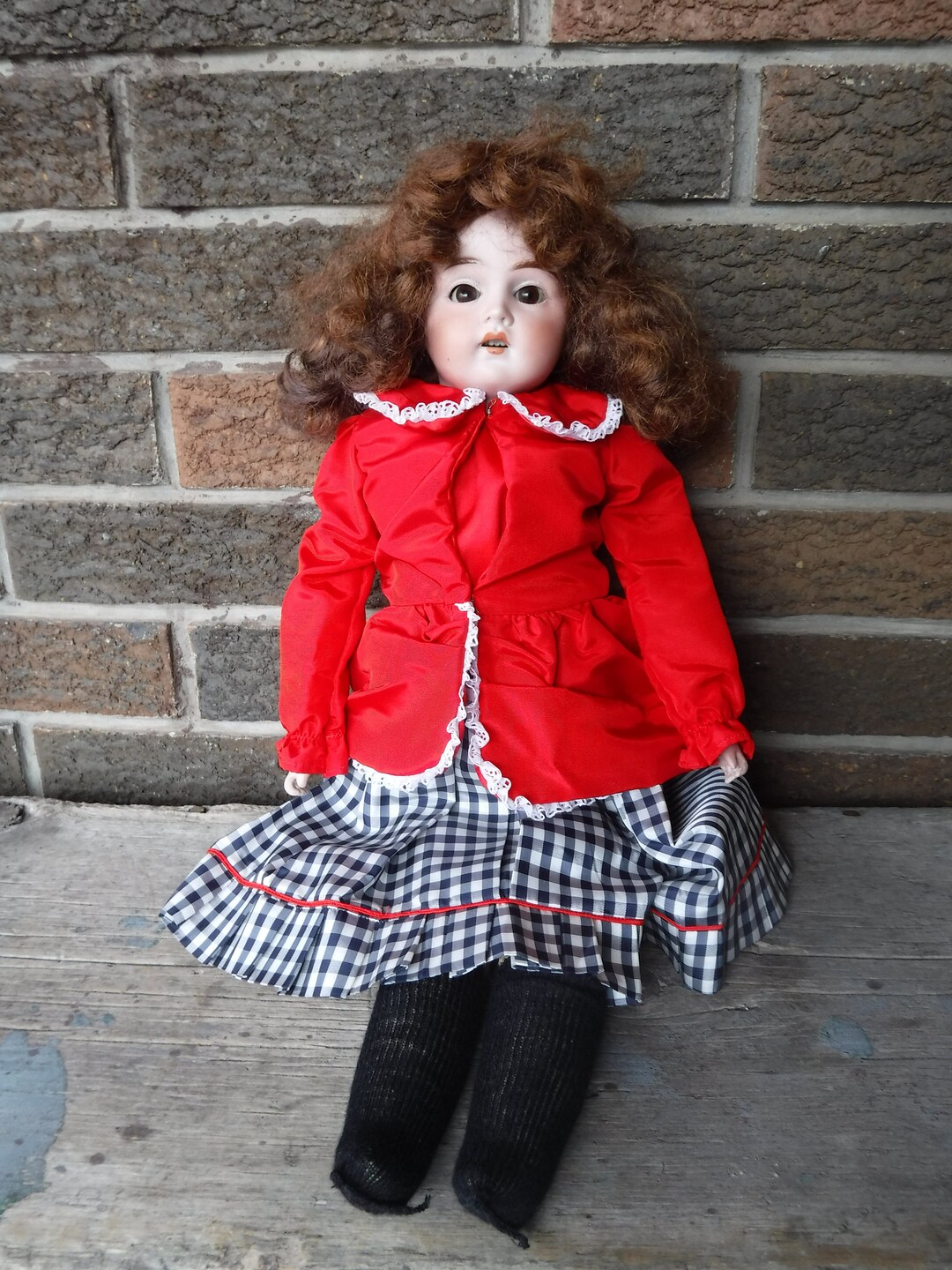 Antique German Cuno & Otto Dressel Bisque Head Doll Winged - Etsy