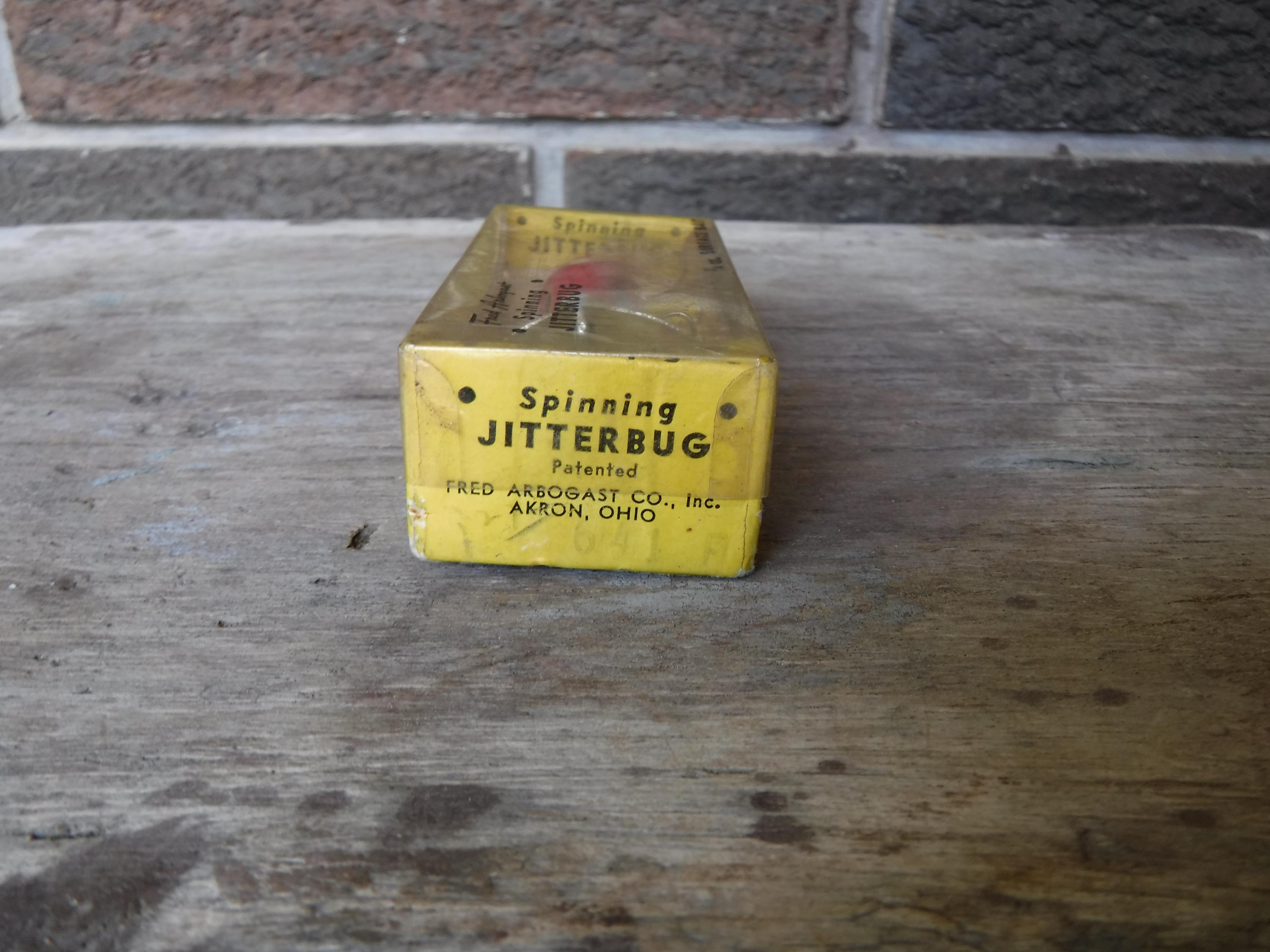 Leurre De Pêche Vintage Fred Arbogast Jitterbug 634 S - 1/4 Oz - Dans Sa Boîte