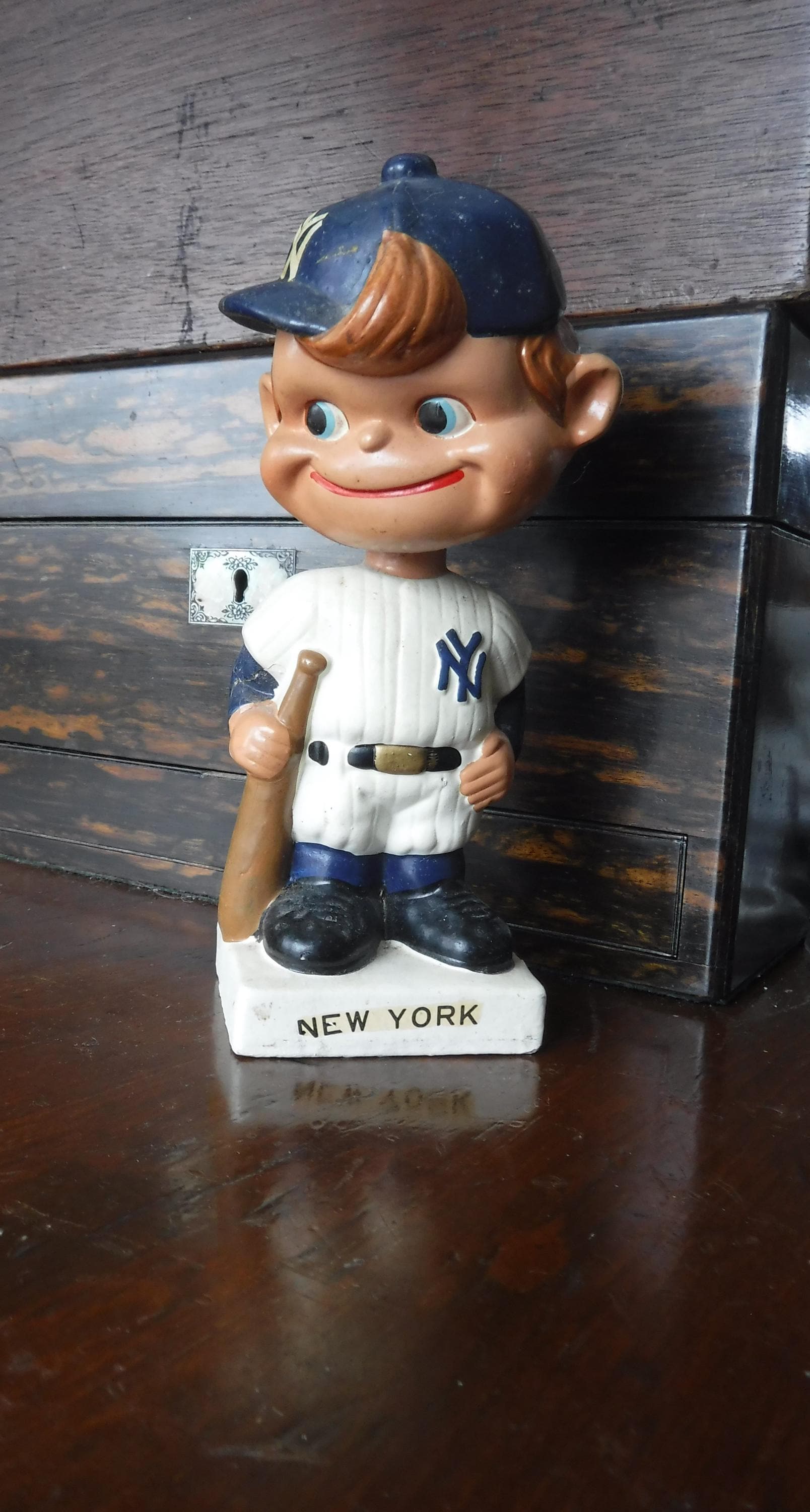 Rare Vintage 1960's New York Yankees Baseball Bobblehead Nodder - Etsy