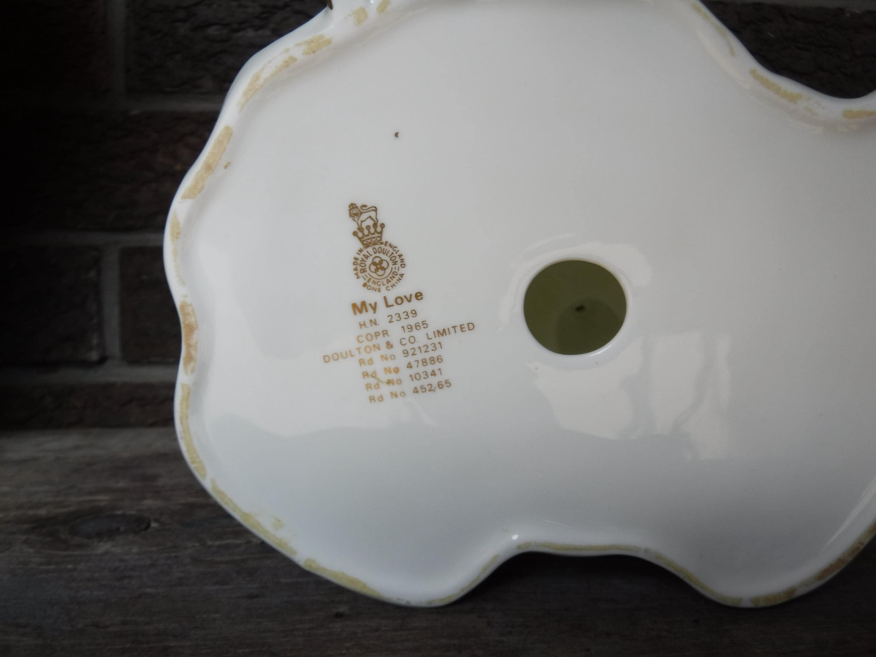 Royal Doulton ロイヤルドルトン HN 2339 MY LOVE フィギュリン 英国製 
