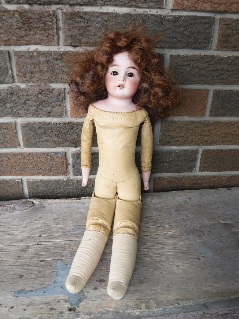 Antique German Cuno & Otto Dressel Bisque Head Doll Winged - Etsy