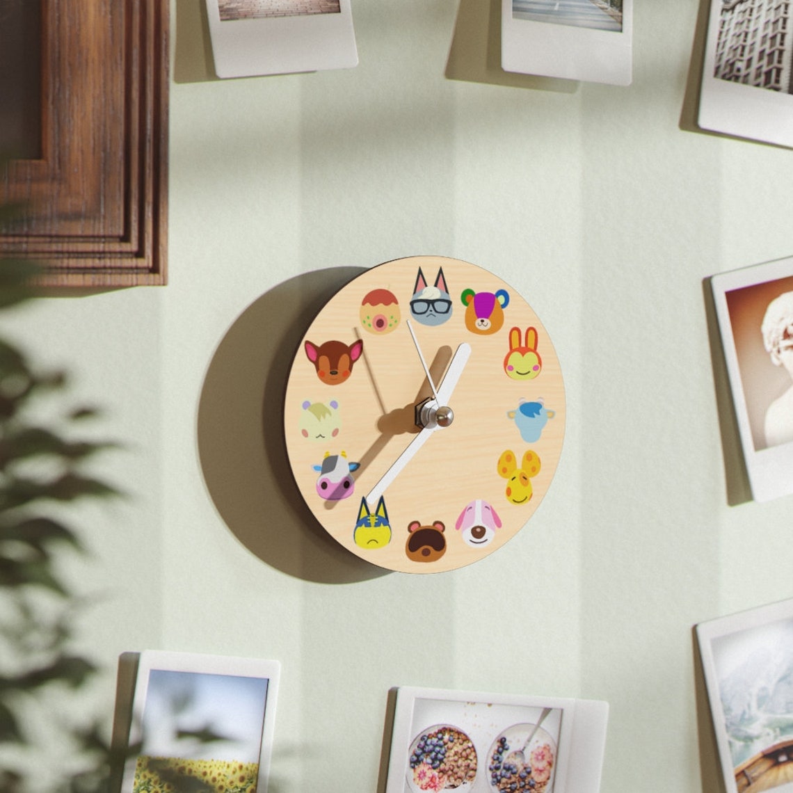 ACNH Villager Clock Animal Crossing New Horizons Animal Etsy