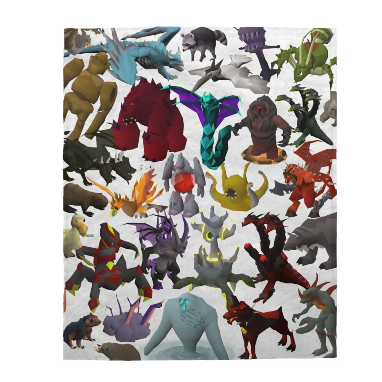 OSRS Pets Blanket Old School Runescape Runescape Gift Etsy