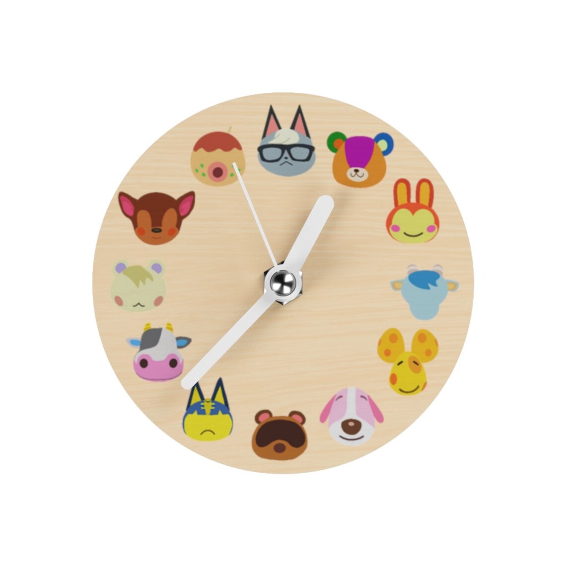 ACNH Villager Clock Animal Crossing New Horizons Animal Etsy
