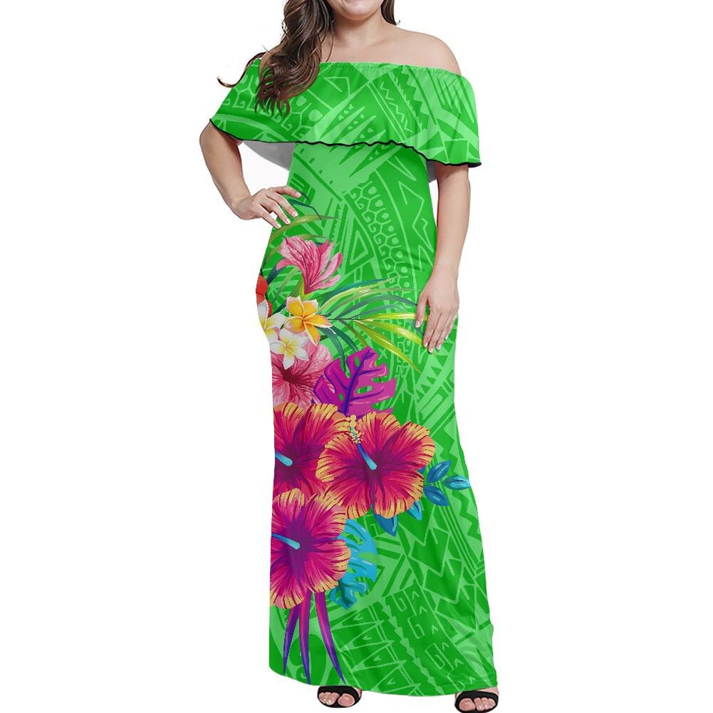 Hawaiian Maxi Dress - Etsy