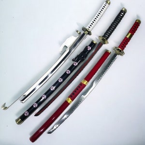 Zoro Swords  Roronoa Zoro Katana Sword Four Set Replica: Shusui, Wado  Ichimonji, Sandai Kitetsu And Yubashiri Set - TrueKatana