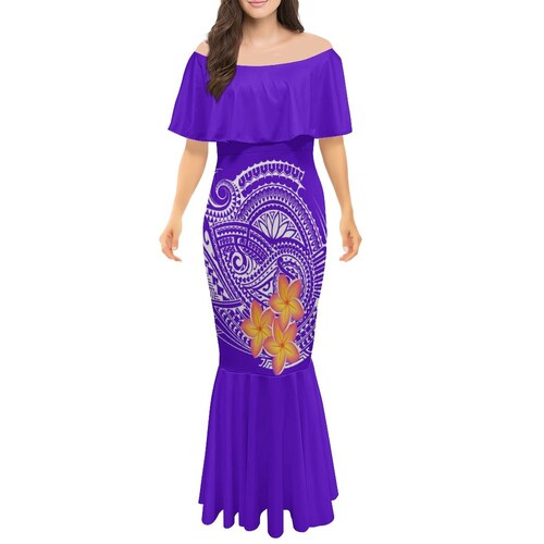 hawaiian theme dress for ladies Hawaiian Palapalai Fern Long Sleeved Shirt Dress sexy dress party dress women elegant luxury summer evening women