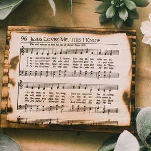 Jesus Loves Me Sign - Etsy