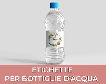 Custom labels for water bottles, custom wedding labels, water labels with sticker name