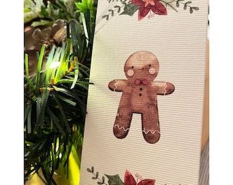 Christmas bookmarks, Christmas greeting card, Christmas tag