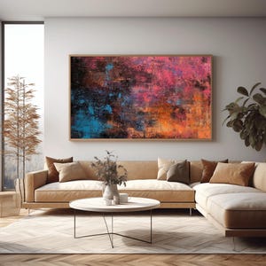 Cuadro Abstracto contemporáneo original-Pintura acrílica sobre lienzo-Original Abstract Painting-Contemporary Wall Art-Acrylic on Canvas