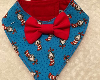 Cat in the Hat themed Bandana