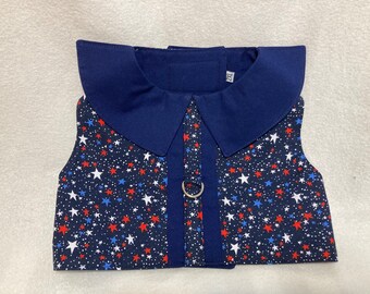 Patriotic Stars Harness Vests