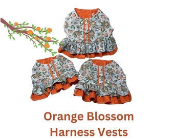 Dog Harness vest Orange blossom