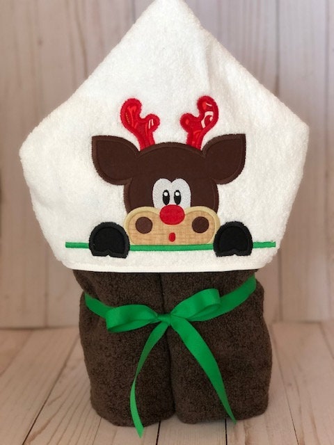 Washcloth Reindeer Christmas Craft