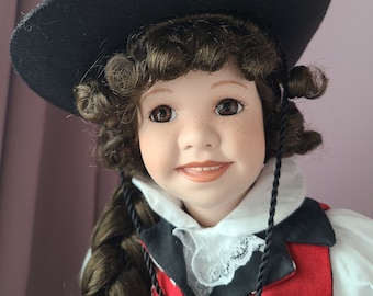 Porcelain doll Carson Tanya Tucker for the American Country Doll Hamilton Collection