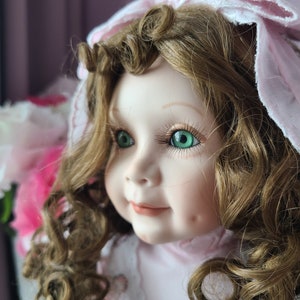 Art doll Sarah by Beverly Parker for The Huckleberry Hill Kids Hamilton Collection
