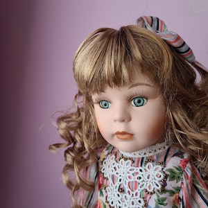 Lilly - redesigned porcelain doll