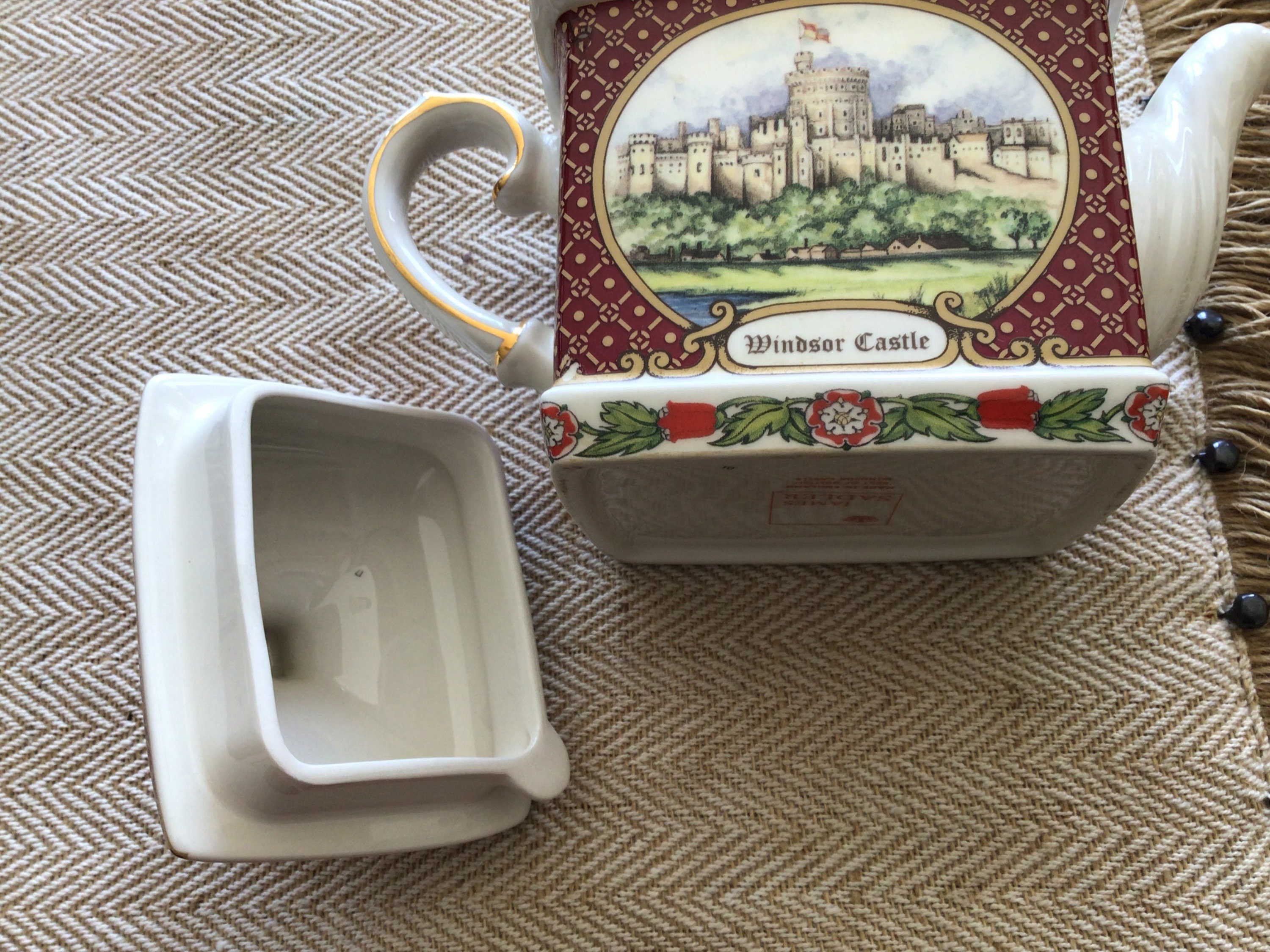James Sadler Windsor Castleteapot Etsy