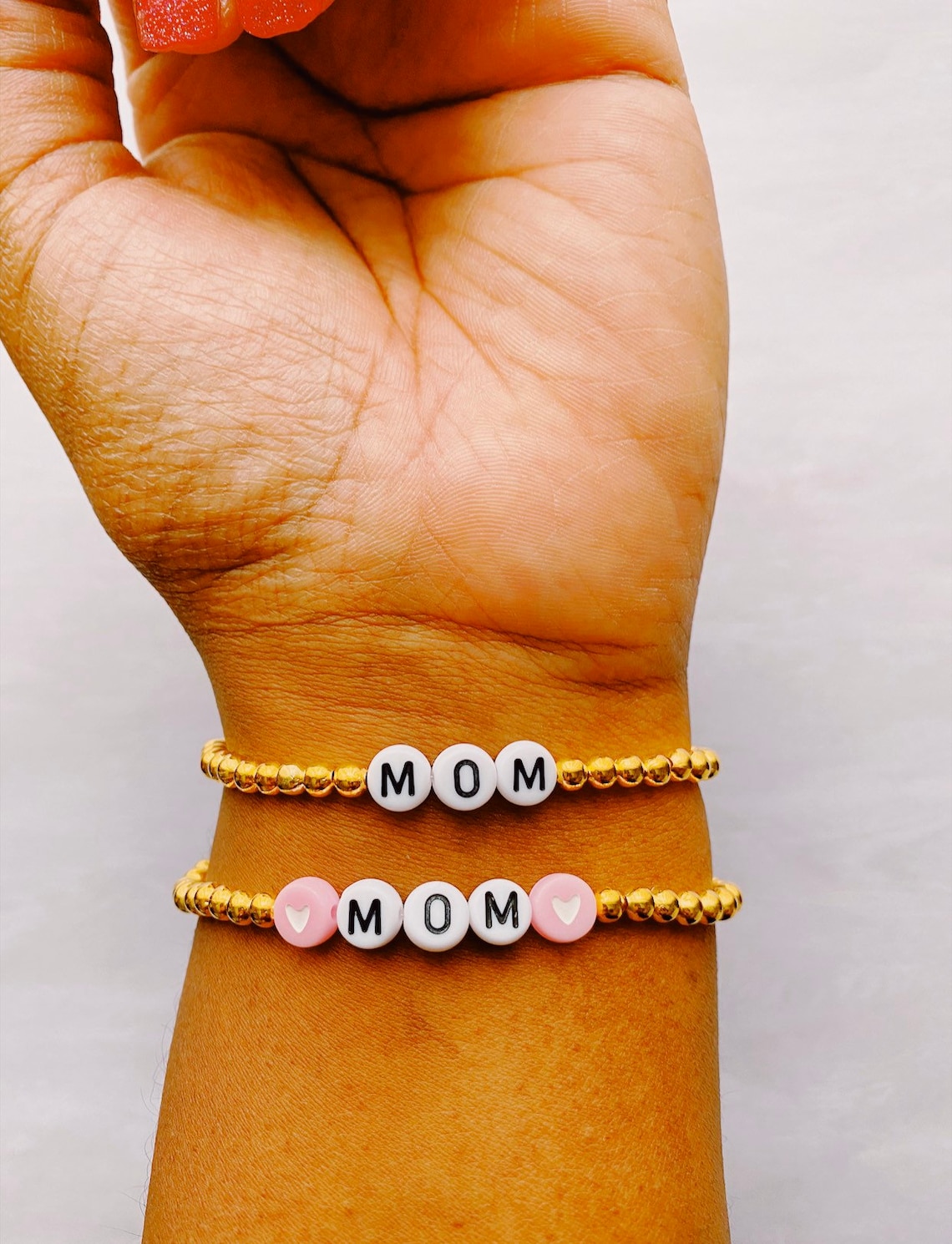 Beaded Mom Bracelet.....mom Beaded Bracelet Etsy