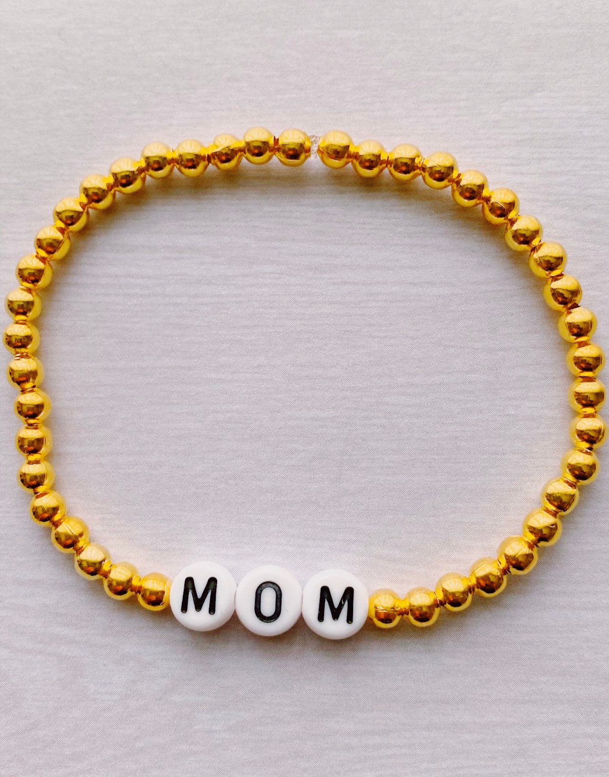 Beaded Mom Bracelet.....mom Beaded Bracelet Etsy