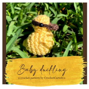Baby Duckling Written Crochet Pattern | Crochet Amigurumi | INSTANT DOWNLOAD | PDF | Beginner Friendly & Easy to Follow