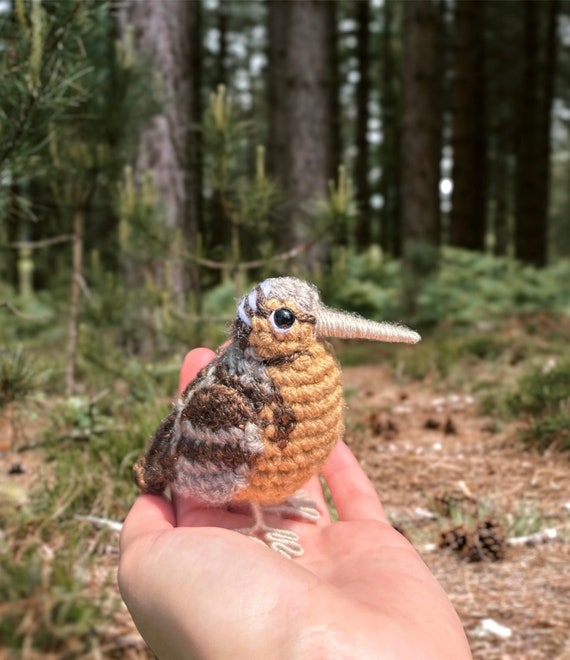 Crochet Little Woodcock | Realistic Bird Crochet Amigurumi