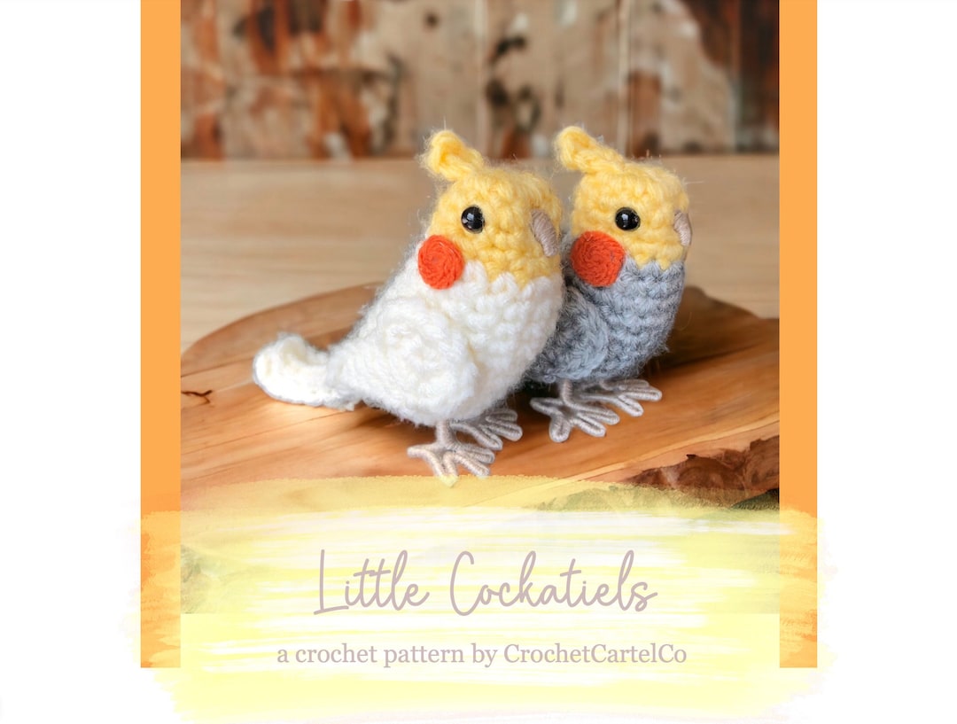 オカメインコ　編みぐるみ　チェーン ✿✿受注制作品 オカメインコさん✿✿ あみぐるみ megumi_inko