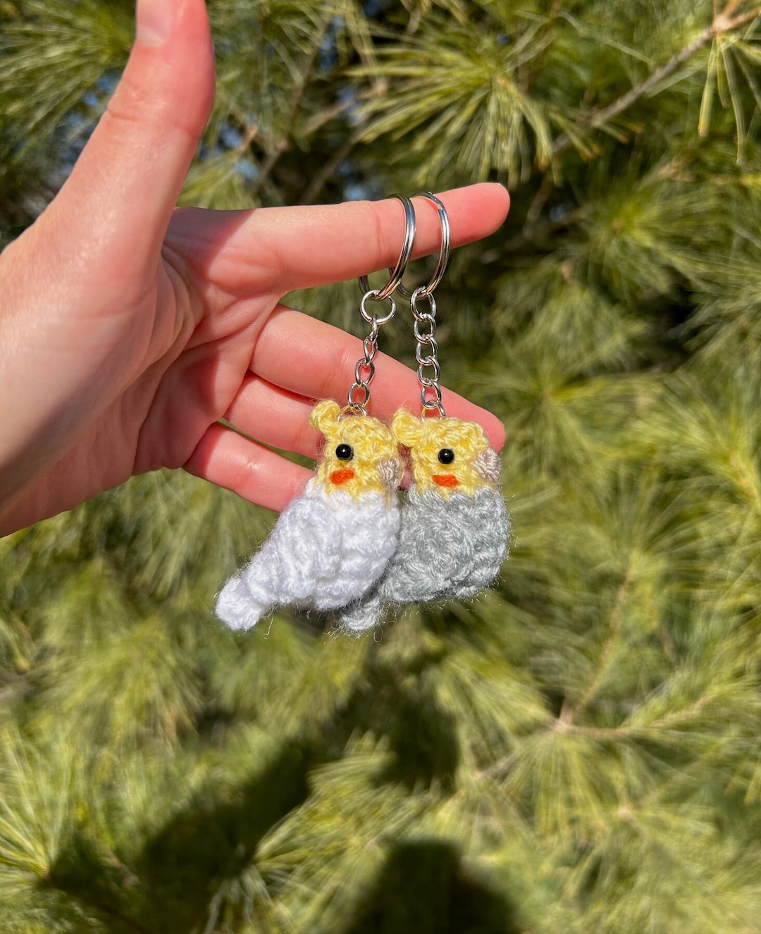 Llavero De Loro Esmaltado En Aleación – Colores Vibrantes (azul, Amarillo, Rosa, Rojo), Con Cierre De Langosta, Regalo Para Amantes De Las Aves